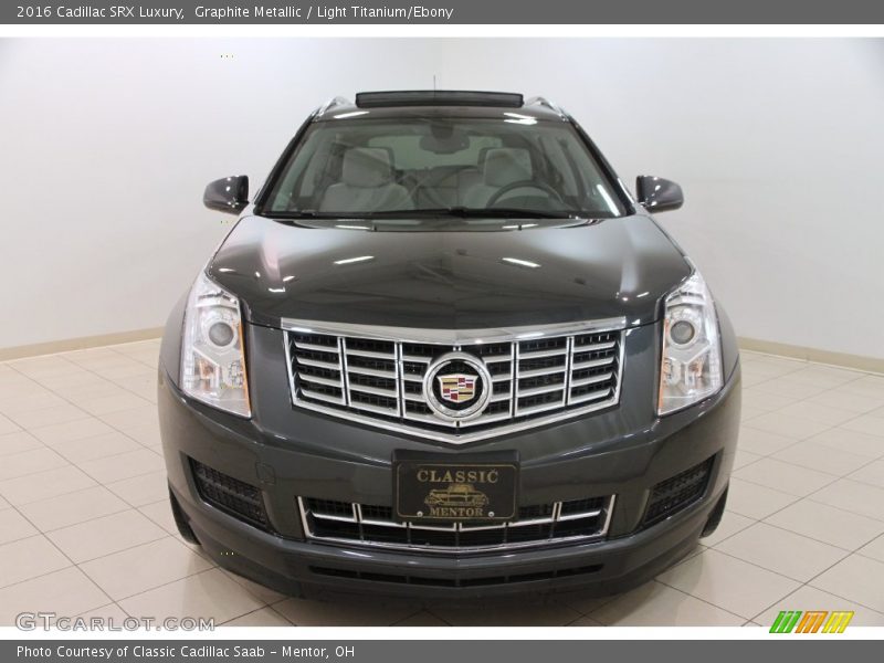 Graphite Metallic / Light Titanium/Ebony 2016 Cadillac SRX Luxury