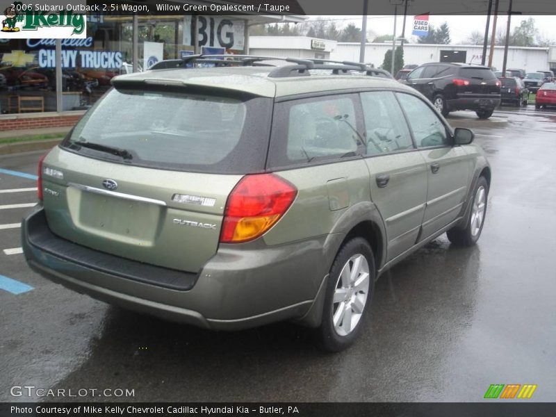 Willow Green Opalescent / Taupe 2006 Subaru Outback 2.5i Wagon