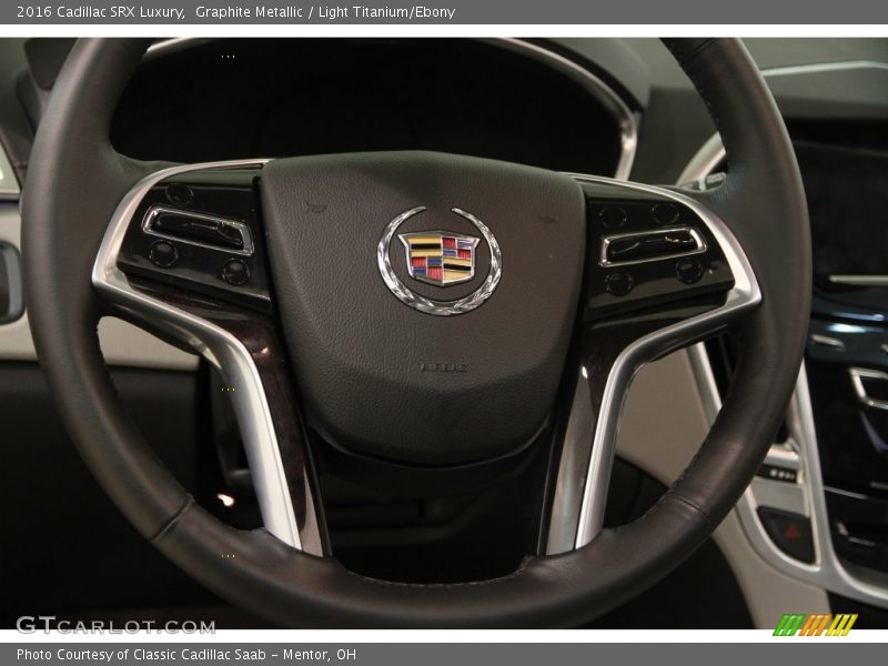 Graphite Metallic / Light Titanium/Ebony 2016 Cadillac SRX Luxury