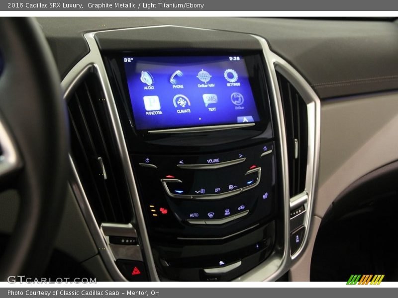 Graphite Metallic / Light Titanium/Ebony 2016 Cadillac SRX Luxury
