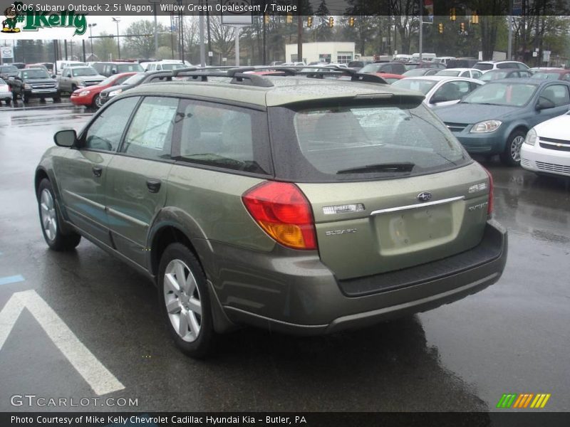 Willow Green Opalescent / Taupe 2006 Subaru Outback 2.5i Wagon