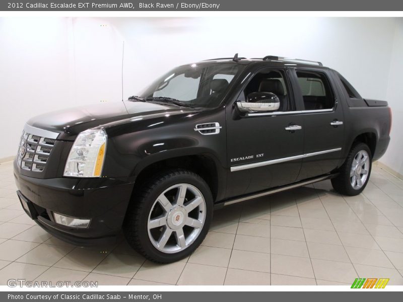 Black Raven / Ebony/Ebony 2012 Cadillac Escalade EXT Premium AWD