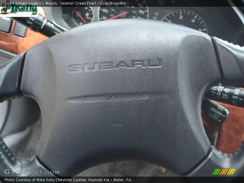 Seamist Green Pearl / Gray Moquette 2004 Subaru Legacy L Wagon