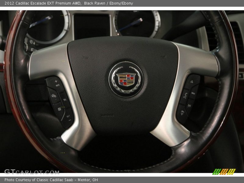 Black Raven / Ebony/Ebony 2012 Cadillac Escalade EXT Premium AWD