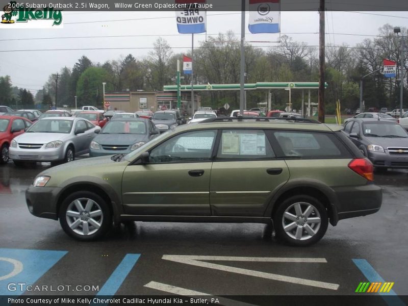 Willow Green Opalescent / Taupe 2006 Subaru Outback 2.5i Wagon
