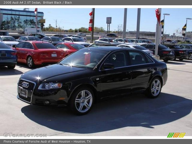 Brilliant Black / Black 2008 Audi A4 2.0T Sedan
