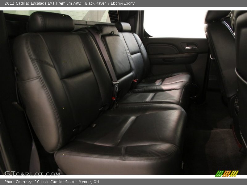 Black Raven / Ebony/Ebony 2012 Cadillac Escalade EXT Premium AWD