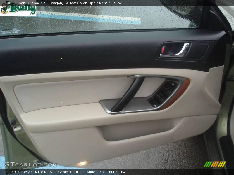 Willow Green Opalescent / Taupe 2006 Subaru Outback 2.5i Wagon