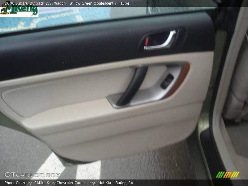 Willow Green Opalescent / Taupe 2006 Subaru Outback 2.5i Wagon