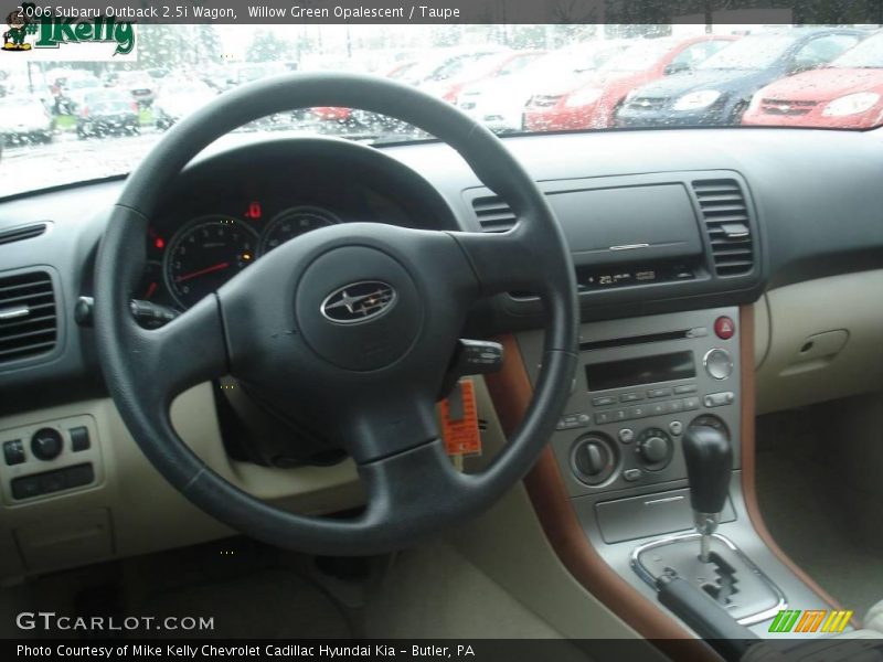 Willow Green Opalescent / Taupe 2006 Subaru Outback 2.5i Wagon