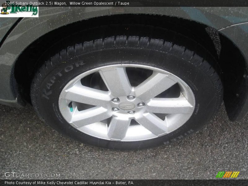 Willow Green Opalescent / Taupe 2006 Subaru Outback 2.5i Wagon