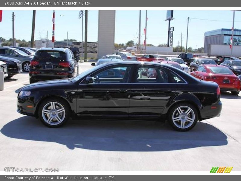 Brilliant Black / Black 2008 Audi A4 2.0T Sedan