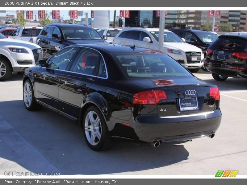 Brilliant Black / Black 2008 Audi A4 2.0T Sedan