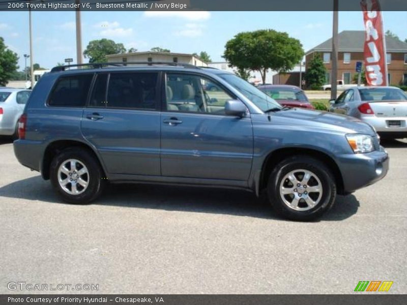 Bluestone Metallic / Ivory Beige 2006 Toyota Highlander V6