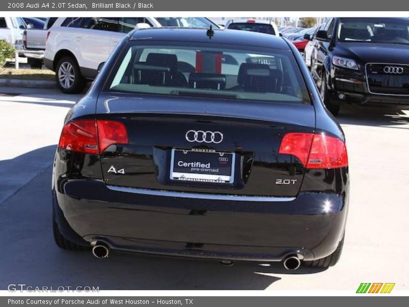 Brilliant Black / Black 2008 Audi A4 2.0T Sedan