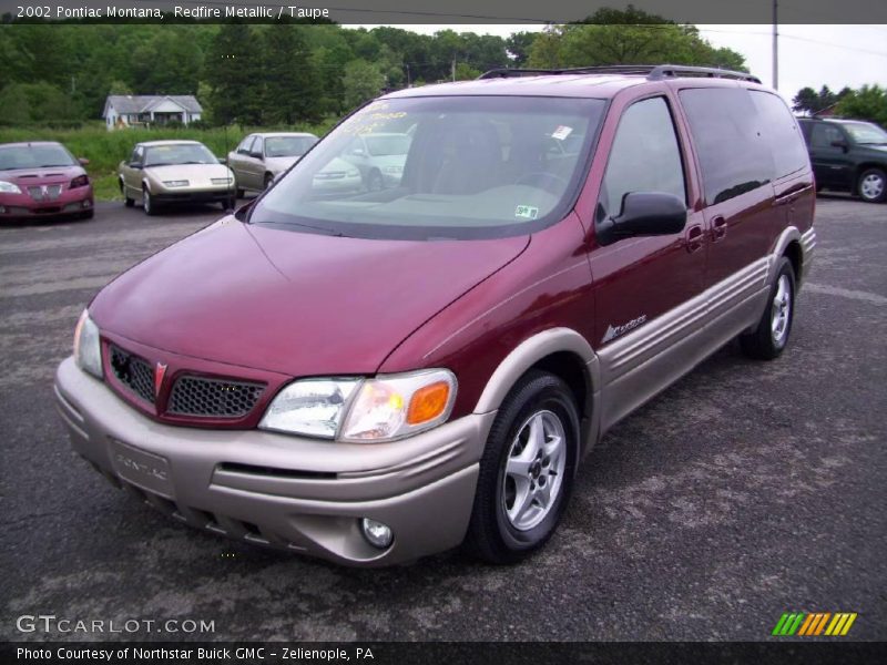 Redfire Metallic / Taupe 2002 Pontiac Montana