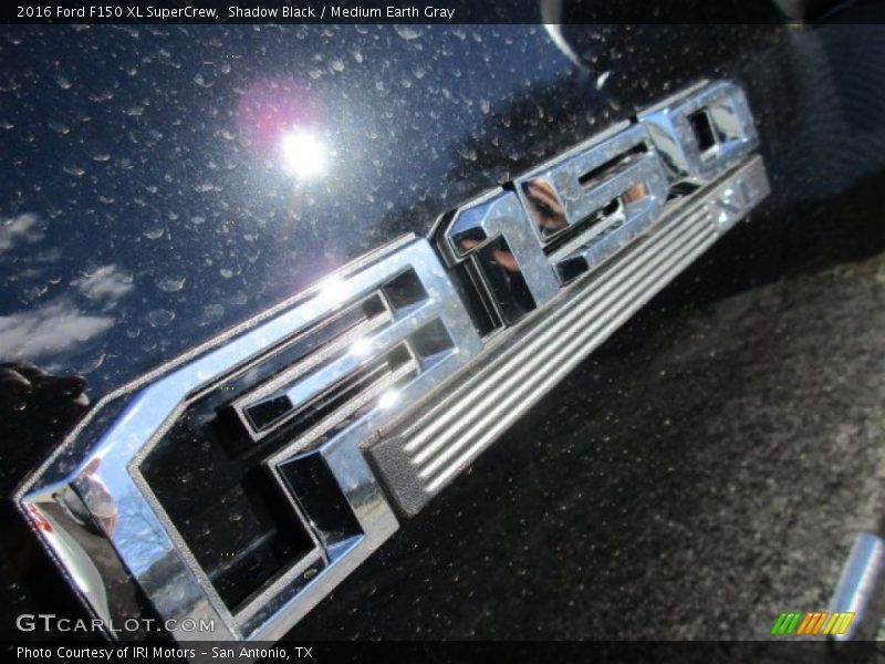 Shadow Black / Medium Earth Gray 2016 Ford F150 XL SuperCrew