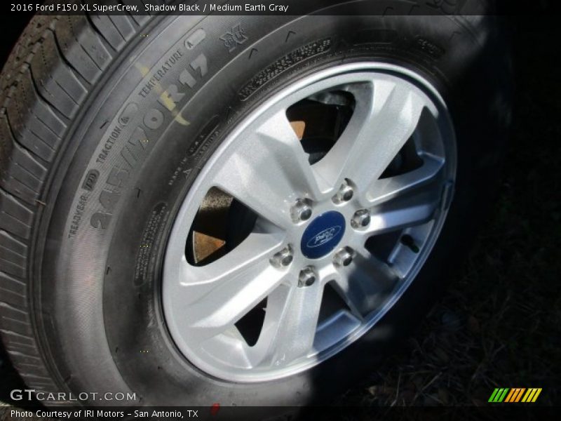 Shadow Black / Medium Earth Gray 2016 Ford F150 XL SuperCrew