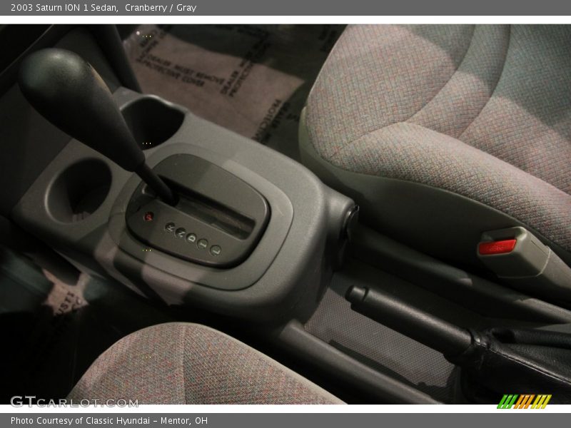 Cranberry / Gray 2003 Saturn ION 1 Sedan