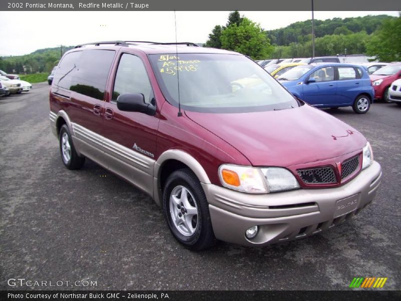 Redfire Metallic / Taupe 2002 Pontiac Montana