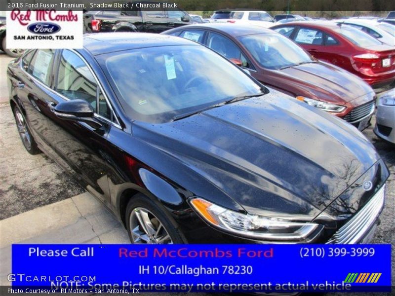Shadow Black / Charcoal Black 2016 Ford Fusion Titanium
