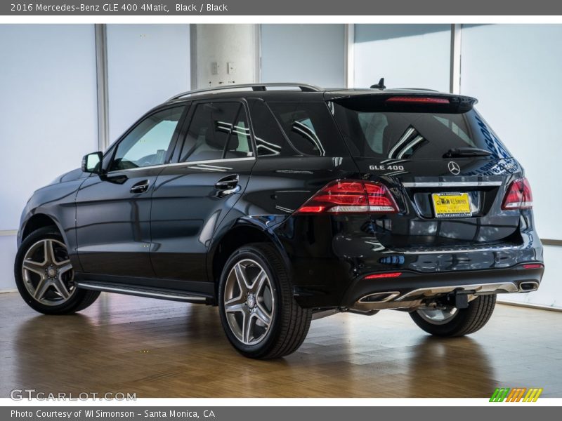 Black / Black 2016 Mercedes-Benz GLE 400 4Matic
