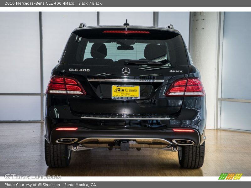 Black / Black 2016 Mercedes-Benz GLE 400 4Matic