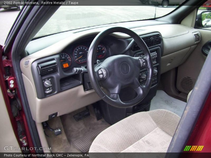 Redfire Metallic / Taupe 2002 Pontiac Montana