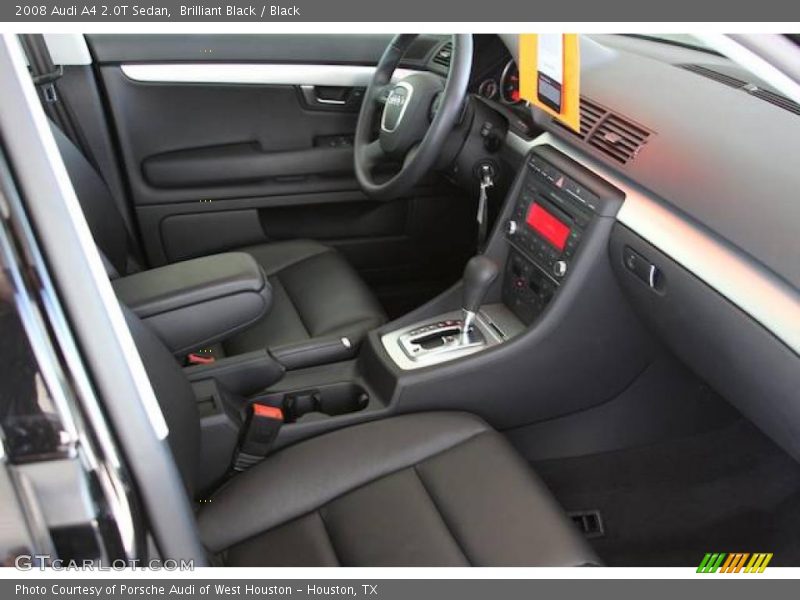 Brilliant Black / Black 2008 Audi A4 2.0T Sedan