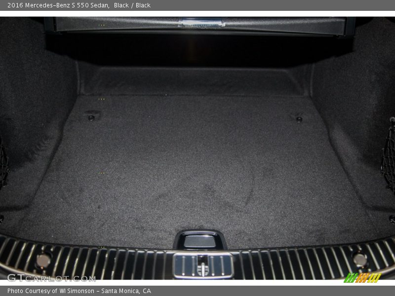 Black / Black 2016 Mercedes-Benz S 550 Sedan