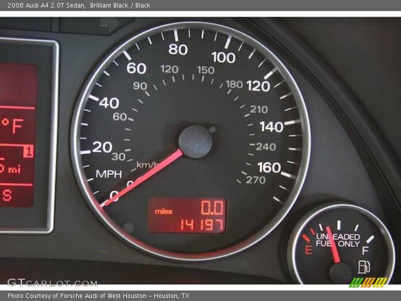 Brilliant Black / Black 2008 Audi A4 2.0T Sedan