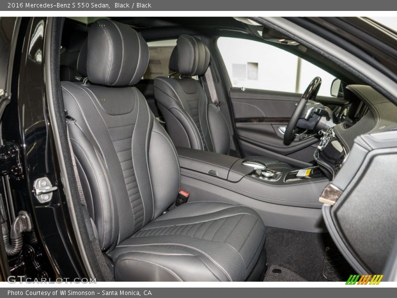 Black / Black 2016 Mercedes-Benz S 550 Sedan