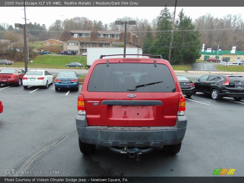 Redfire Metallic / Medium/Dark Flint Grey 2005 Ford Escape XLT V6 4WD