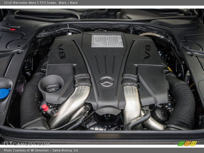 Black / Black 2016 Mercedes-Benz S 550 Sedan