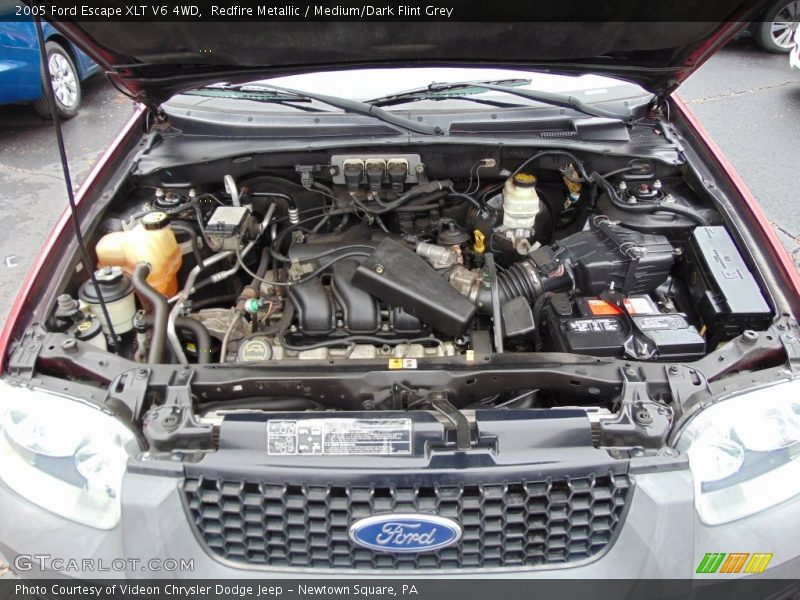 Redfire Metallic / Medium/Dark Flint Grey 2005 Ford Escape XLT V6 4WD