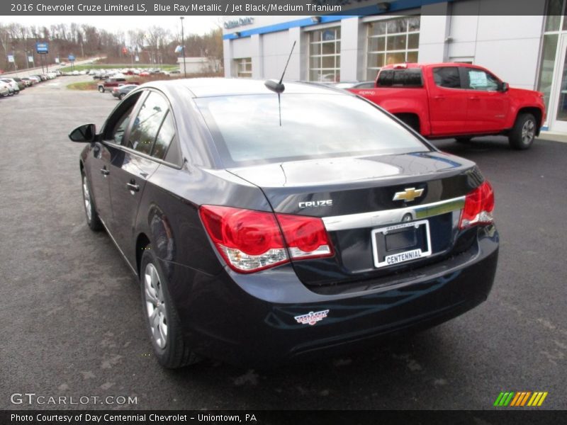 Blue Ray Metallic / Jet Black/Medium Titanium 2016 Chevrolet Cruze Limited LS