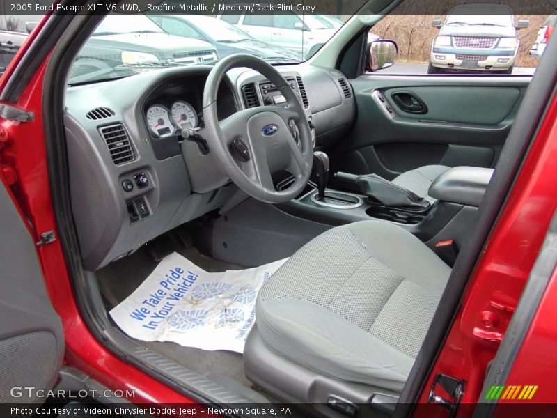 Redfire Metallic / Medium/Dark Flint Grey 2005 Ford Escape XLT V6 4WD