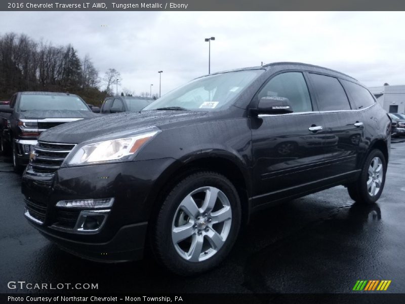 Tungsten Metallic / Ebony 2016 Chevrolet Traverse LT AWD