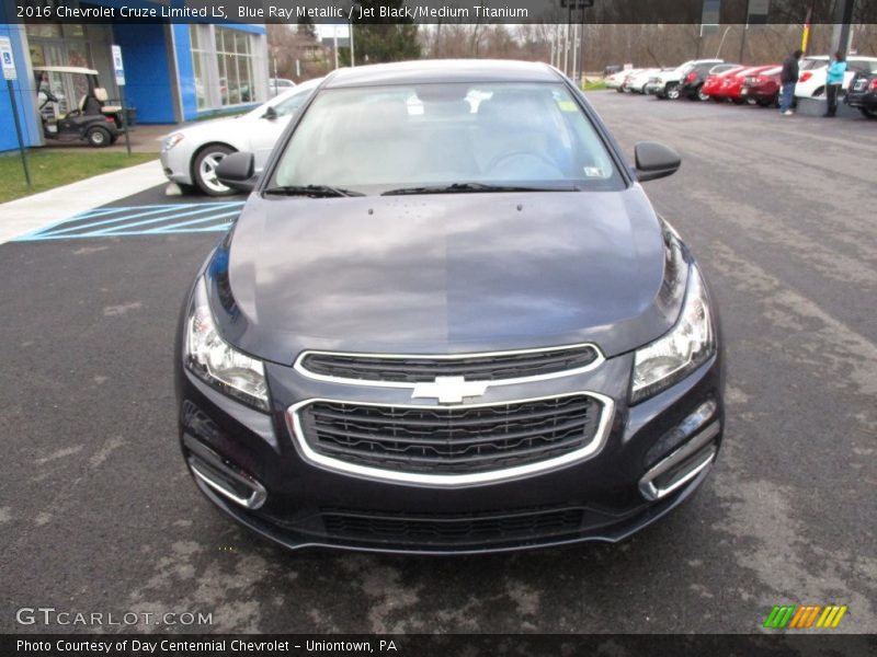 Blue Ray Metallic / Jet Black/Medium Titanium 2016 Chevrolet Cruze Limited LS