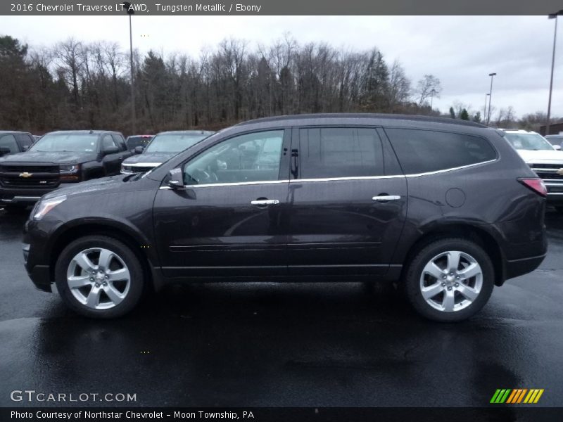 Tungsten Metallic / Ebony 2016 Chevrolet Traverse LT AWD