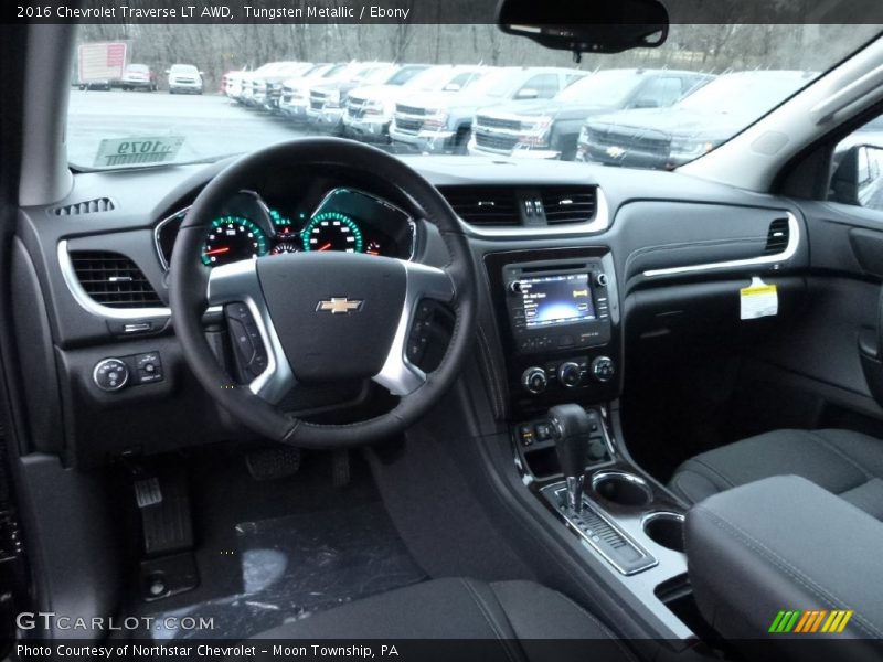 Tungsten Metallic / Ebony 2016 Chevrolet Traverse LT AWD