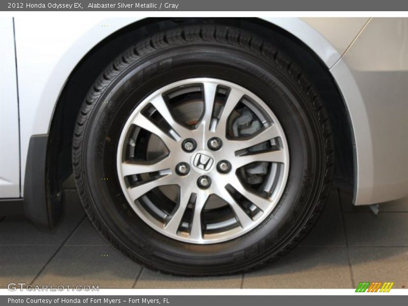Alabaster Silver Metallic / Gray 2012 Honda Odyssey EX
