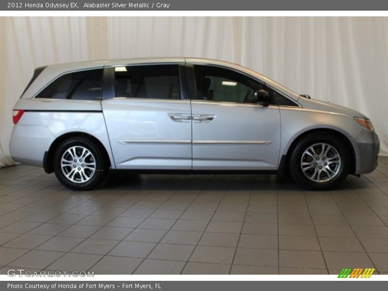 Alabaster Silver Metallic / Gray 2012 Honda Odyssey EX