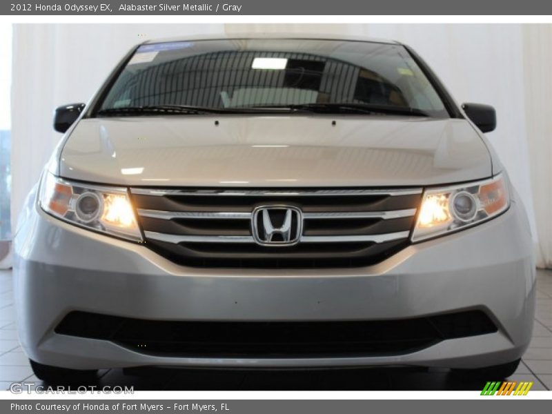 Alabaster Silver Metallic / Gray 2012 Honda Odyssey EX