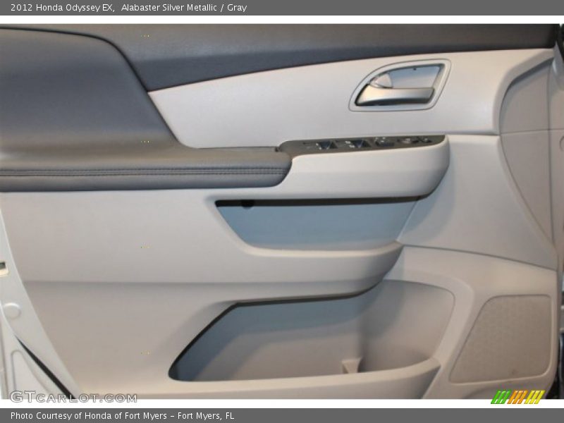 Alabaster Silver Metallic / Gray 2012 Honda Odyssey EX