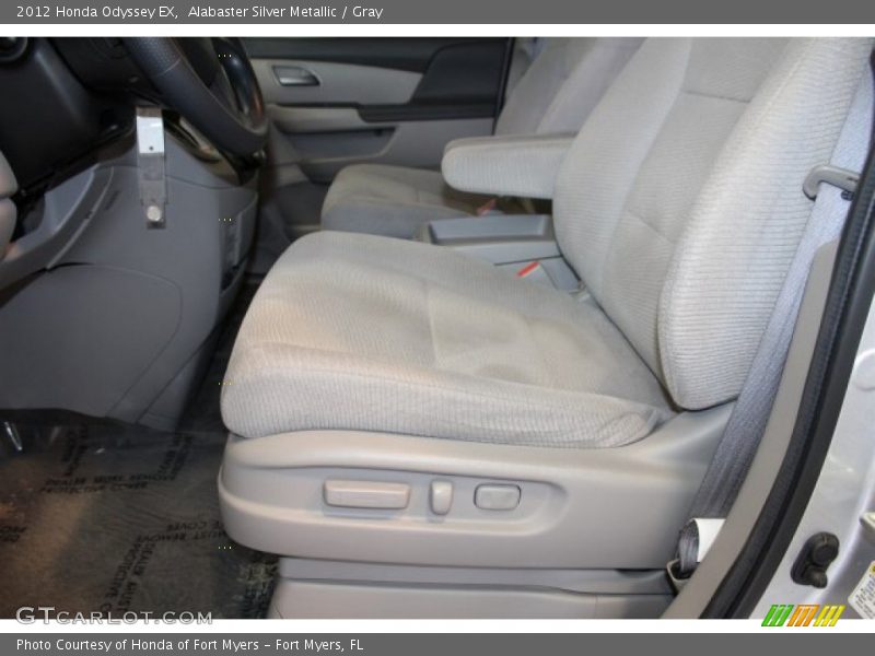 Alabaster Silver Metallic / Gray 2012 Honda Odyssey EX