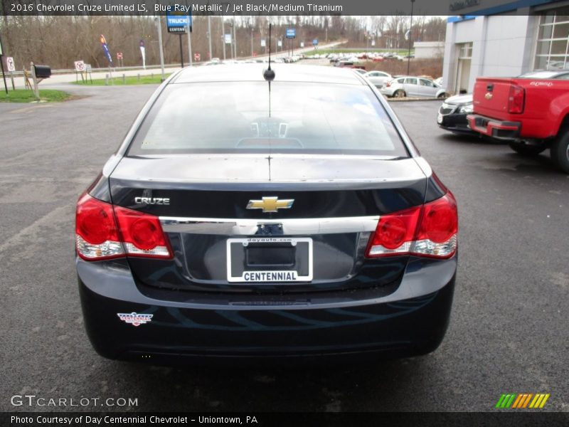 Blue Ray Metallic / Jet Black/Medium Titanium 2016 Chevrolet Cruze Limited LS