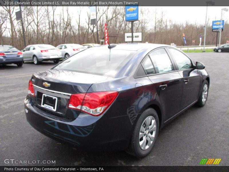 Blue Ray Metallic / Jet Black/Medium Titanium 2016 Chevrolet Cruze Limited LS