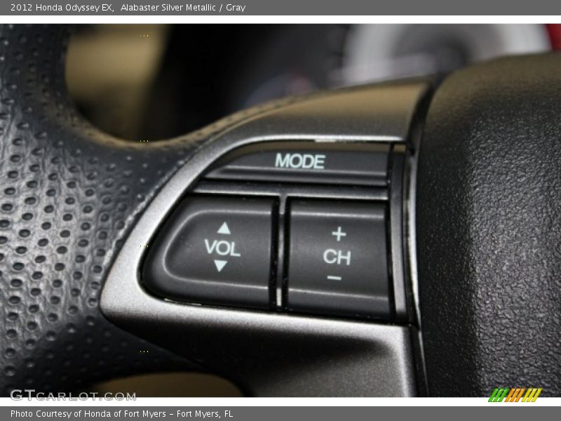 Alabaster Silver Metallic / Gray 2012 Honda Odyssey EX