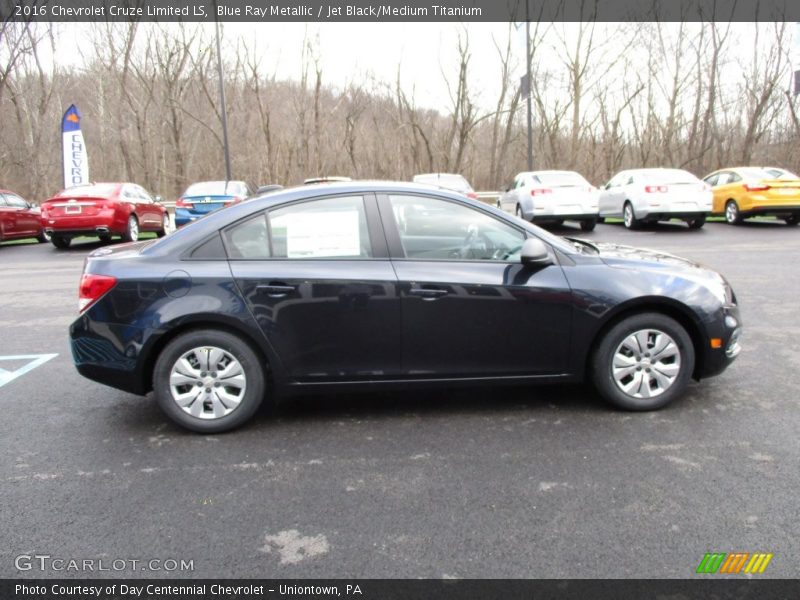 Blue Ray Metallic / Jet Black/Medium Titanium 2016 Chevrolet Cruze Limited LS